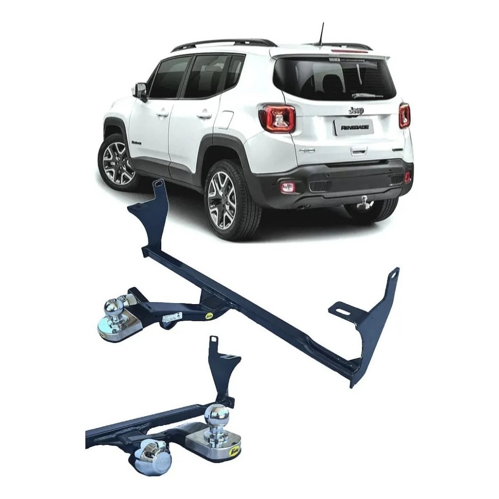 Engate Reboque Fixo Jeep Renegade 4x2/4x4 2016 até 2025 700kg em Oferta na Shopee