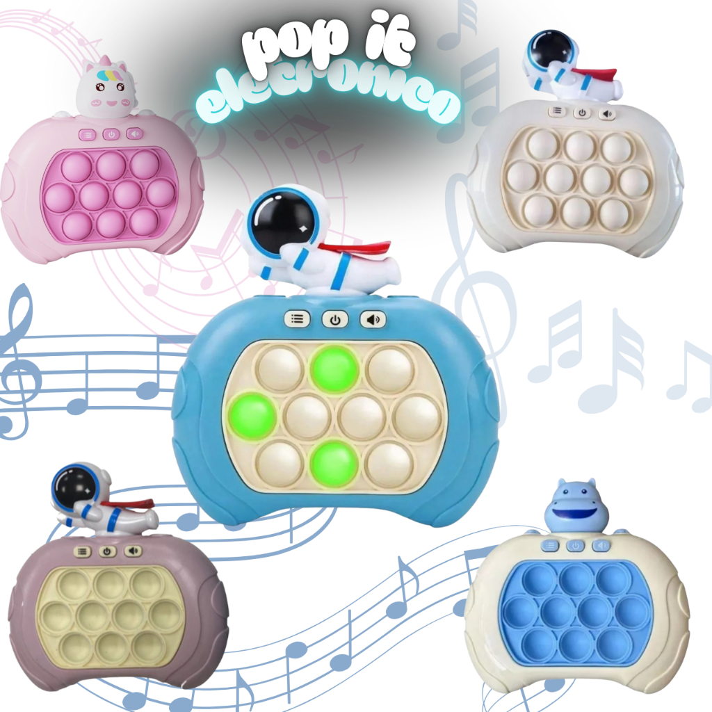 Brinquedo Fast Push Anti-Stress Pop It Eletronico Brinquedo Bolhas De Apertar Para Crianças