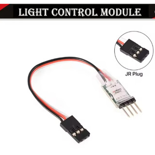DUMBORC 3CH LED Lâmpada Controlador de luz Sistema de painel  liga/desliga JR Plug para RC Carro Crawler Aero etc