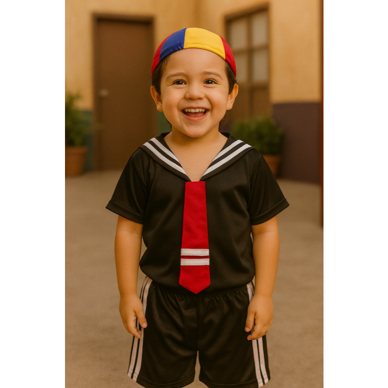 FANTASIA INFANTIL KIKO DA TURMA DO CHAVES PARA MENINOS PARA AS FESTAS ANIVERSÁRIOS E CARNAVAL