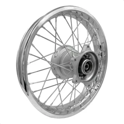 Roda Aro Calha Jante Folha Traseiro Nxr Bros 125 150 160 Raio 4mm Cromado Montada Alinhada