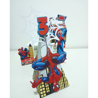 Caixa Piramide Homem Aranha, Caixinhas Homem Aranha - Lembrancinha Homem Aranha