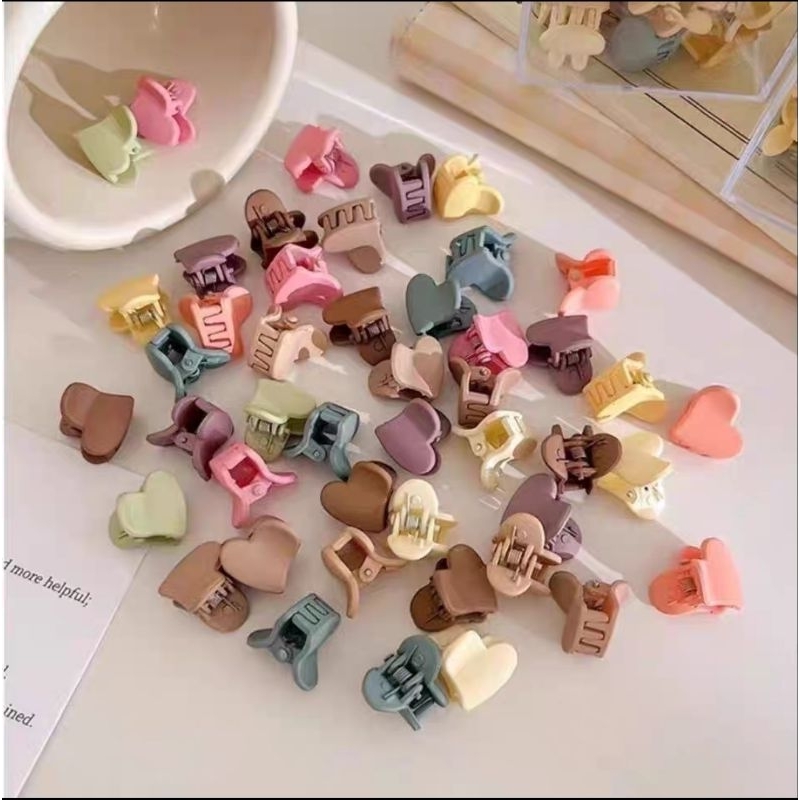 KIT 50/unidades Candy Color Mini Small Grab Clip Children's Hair Accessories Hair Claw Cute Girl Princess Hair em Oferta na Shopee