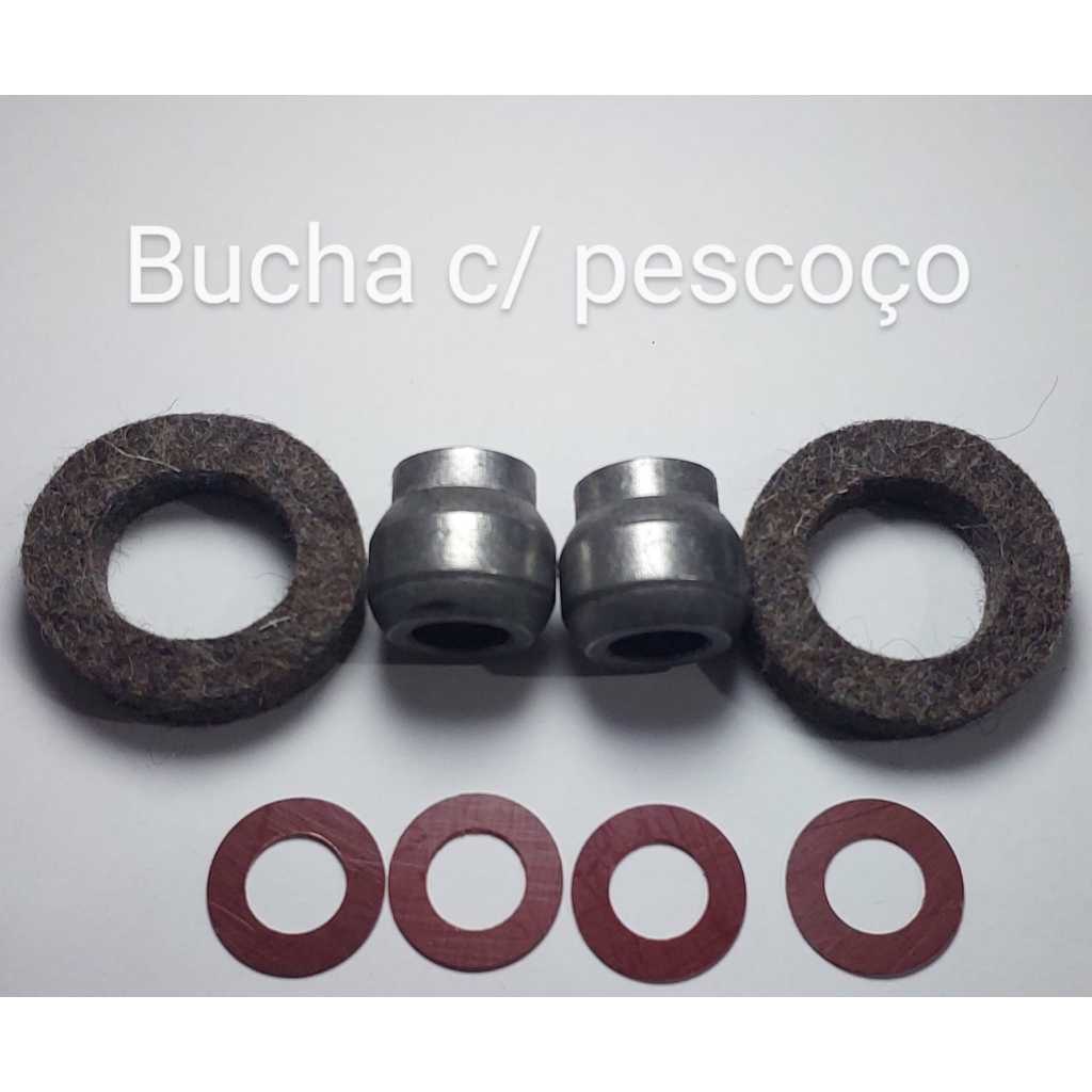 Buchas para circulador  Mondial c/pescoço 10mm kit c/2 peças