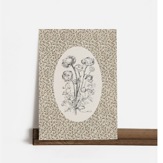 Quadro decorativo Arranjo de flores (1 peça)