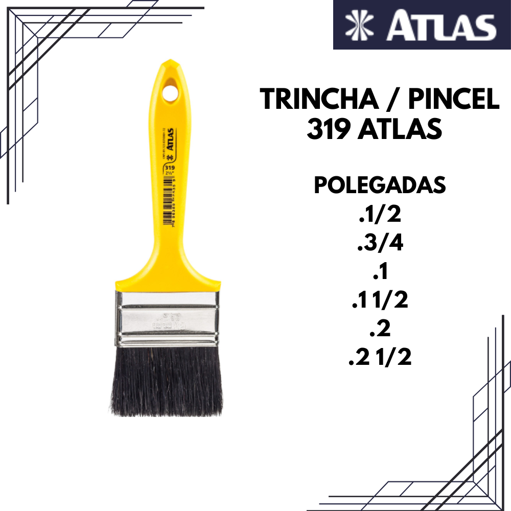 Trincha 319 Atlas: Onde Comprar | BuscaProdutos
