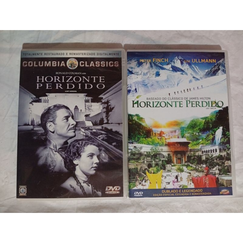 dvd kit 2 versões horizonte perdido 1937 / 1973