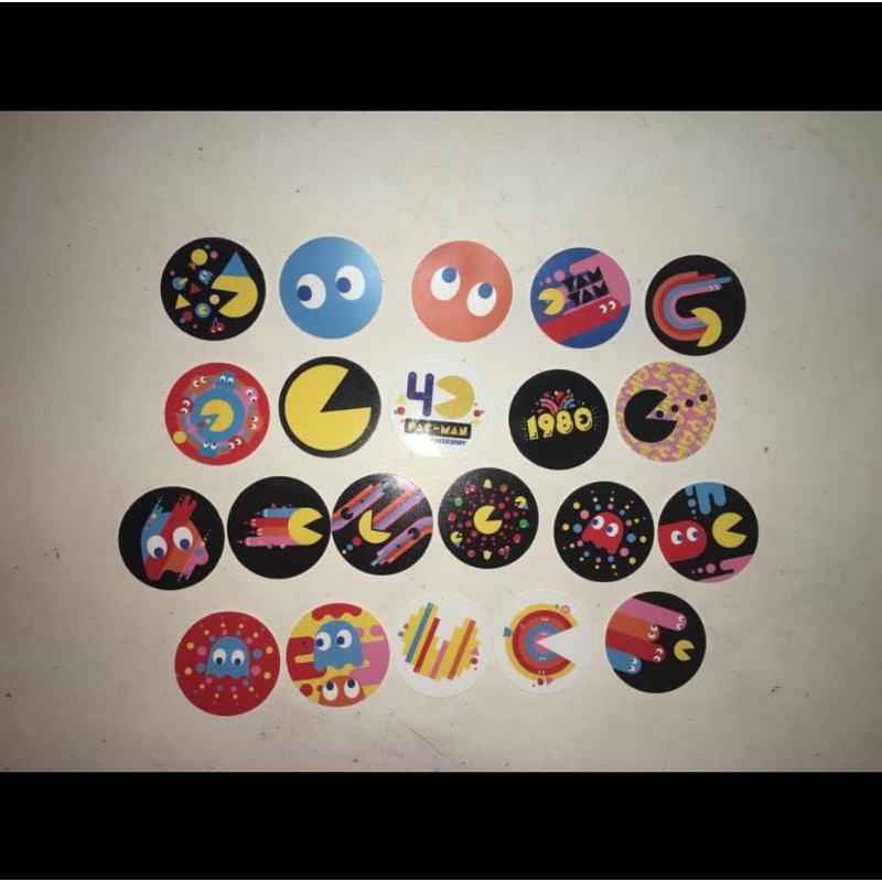 Tazo Pac Man 2020 kit 21 Tazos Elma Chips Pepsico edição especial