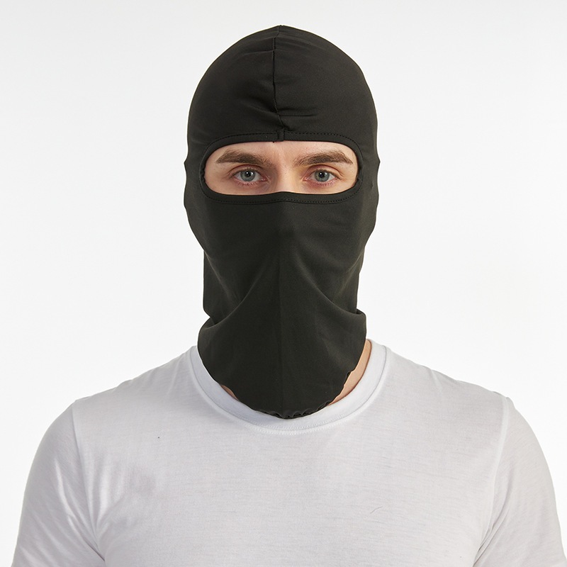 touca Ninja Balaclava Motoqueiros Unissex Militar Tatica Moto Frio e Poeira Preta