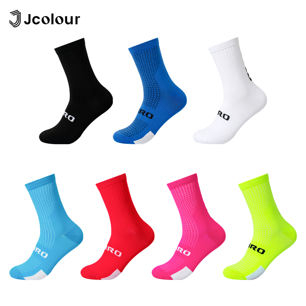 Jcolour Kit 3&6 Meias de Ciclismo Unissex Respirável Suor Absorvente de Choque Direcionado em Oferta na Shopee