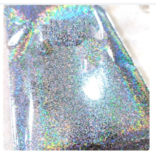500g Glitter Prata Holográfico Poliéster TR em Oferta na Shopee