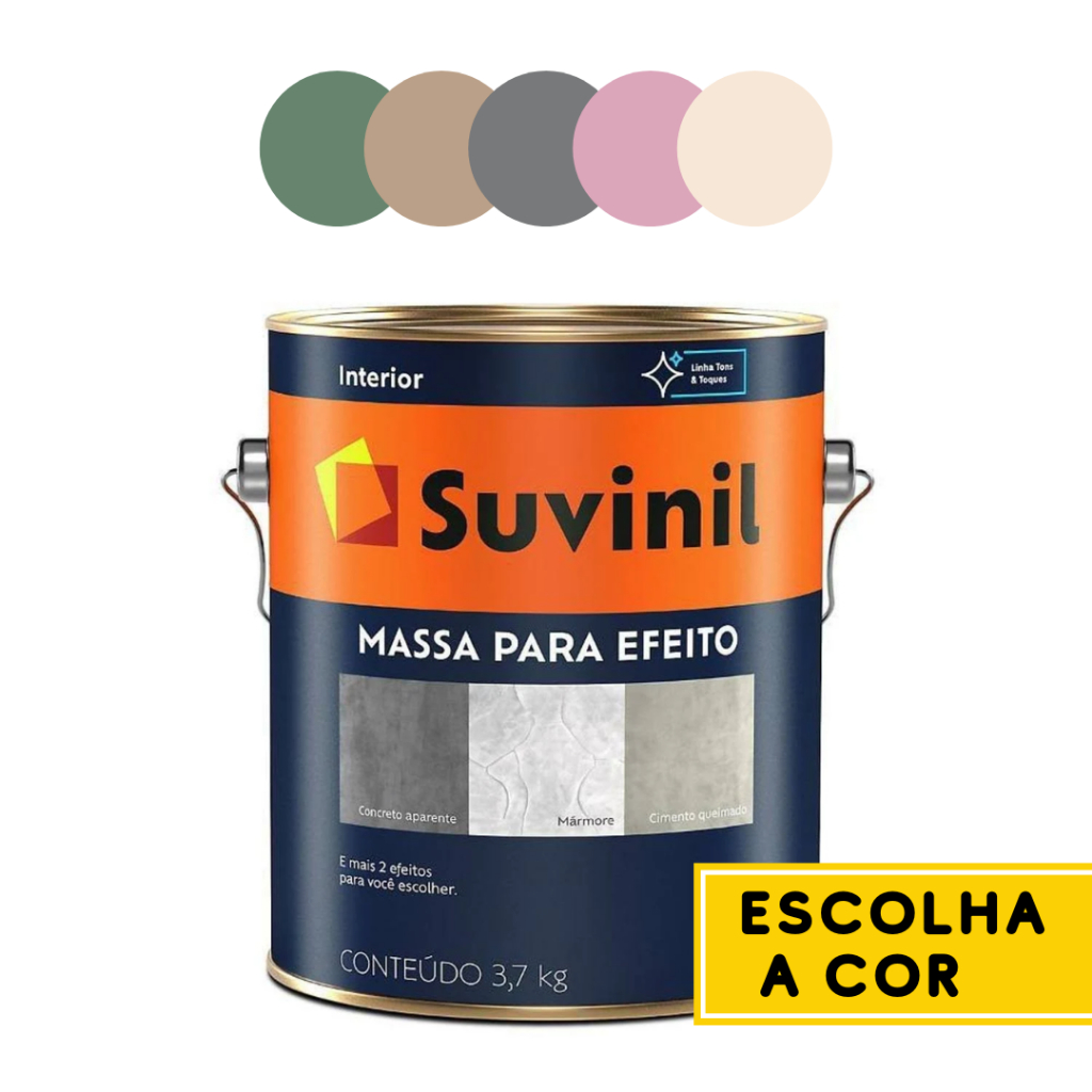 Massa Para Efeito Marmorato 3,7kg Suvinil em Oferta na Shopee