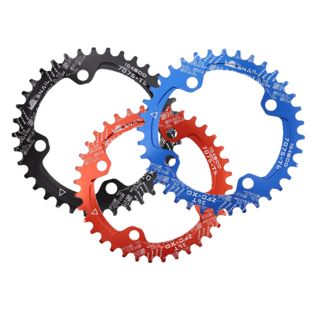 Coroa Única BCD 104 Para Pedivela Bike Narrow Wide 30/32/34/36/38 Dentes