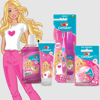 Linha Barbie Higiene Bucal Condor - escolha a variação em Oferta na Shopee