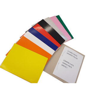 10  PASTA GRAMPO TRILHO DUPLEX 250 GRAMAS PLASTIFICADO COLORIDO ESCOLHA A COR em Oferta na Shopee