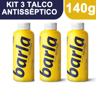 Kit 3 Talco Antisséptico Barla 140gr Grande