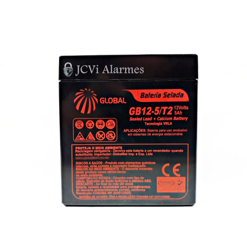 Bateria Caixa De Som Amplificada Caixa Vicini Vc 7301 12v 5a 20h