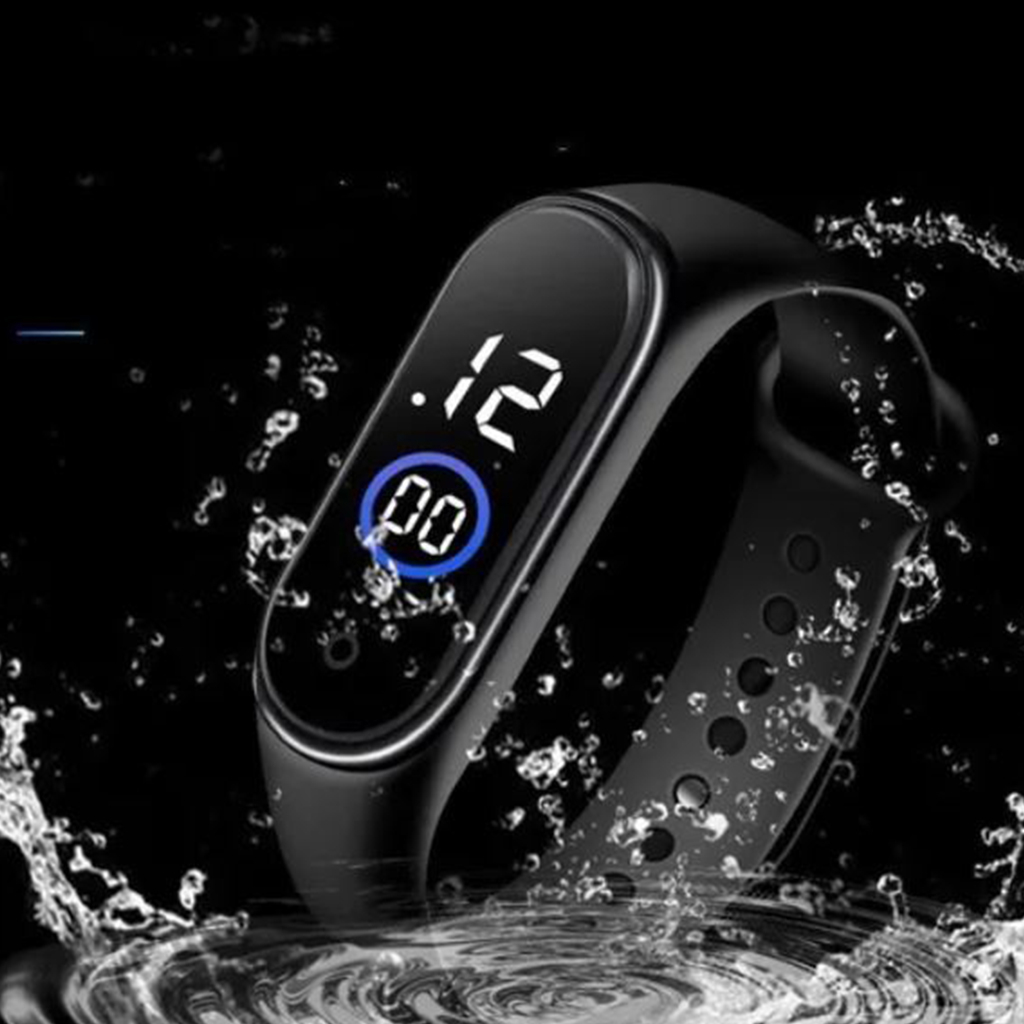 Relógio de Pulso Esportivo/ Relógio digital Led Adulto e Infantil Esporte Prova água