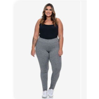 Calça Legging Feminina Plus Size Básica Legging Cintura Alta Casual Calça Plus Size