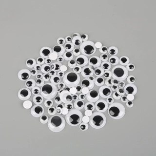 Olhos Móveis para Artesanato - Vários Tamanhos em Oferta na Shopee