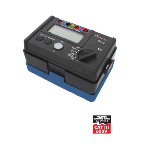Terrometro Digital Mtr-1522 CAT III 600V - Minipa