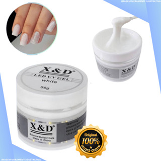 Gel Xed 56g Original Para Alongamento Unhas Ge White