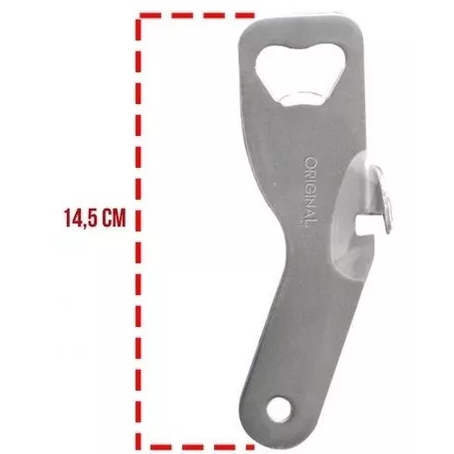 Abridor Abridores 14,5cm Copa Para Abertura de Latas e Garrafas Original Line Inox