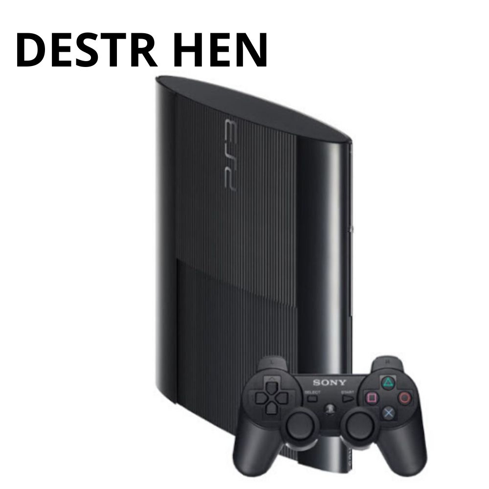 Playstation 3 Super Slim 250gb Destr Hen 1 Controle Seminovo Usado