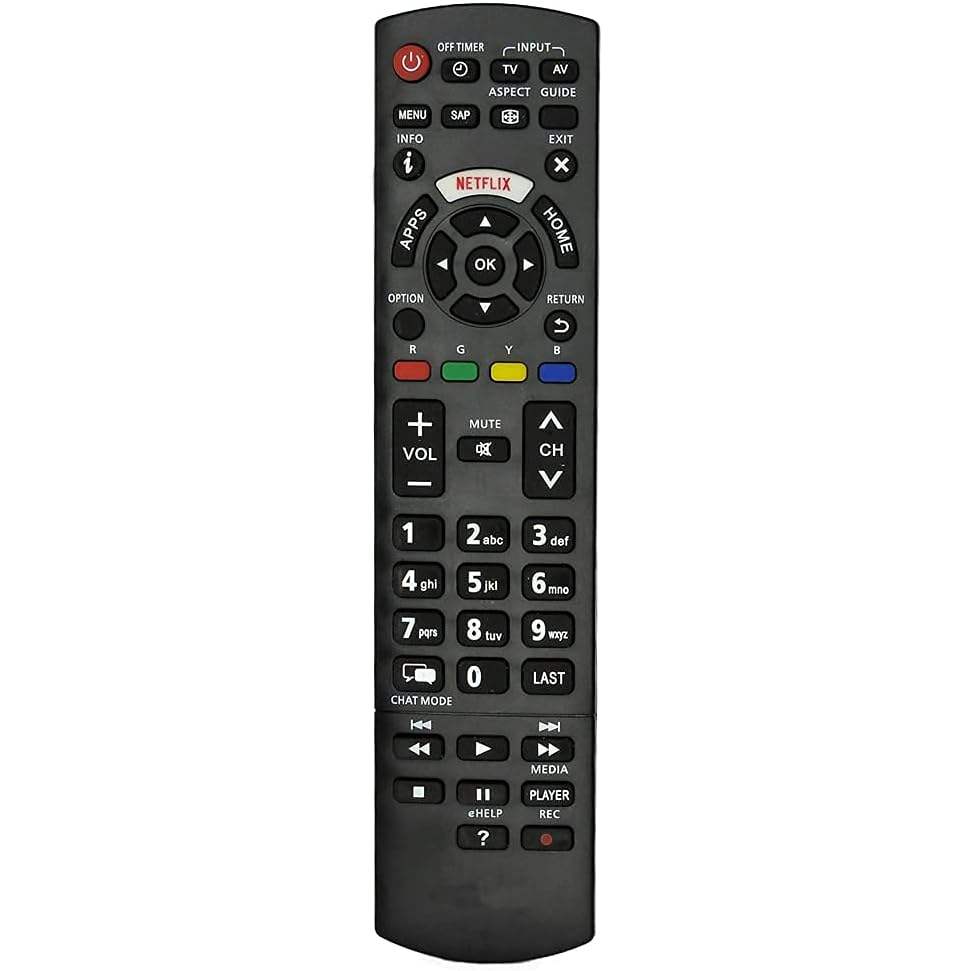 Controle Remoto Para Tv Panasonic Smart Viera Tecla Netflix