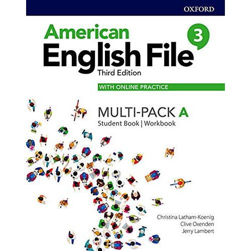 Curso Oxford American English File Level 3A third edition multipack student book e workbook American English