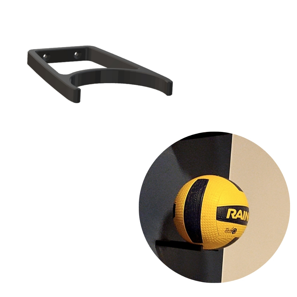 Suporte De Bola - Futebol, Basquete, Vôlei, Futebol Americano, Futsal + Parafusos
