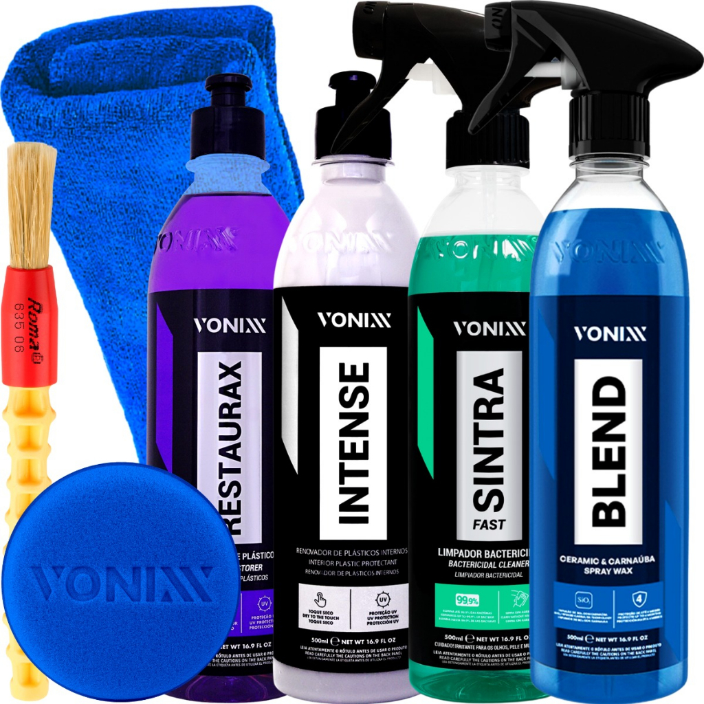 Kit Limpeza Automotiva Restaurax Blend Sintra Intense - Spare Parts and Accessories for Vehicles