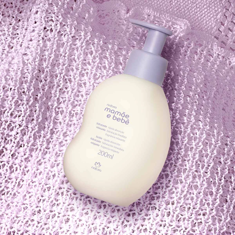 Hidratante Relaxante Mamãe e Bebê Natura 200ml