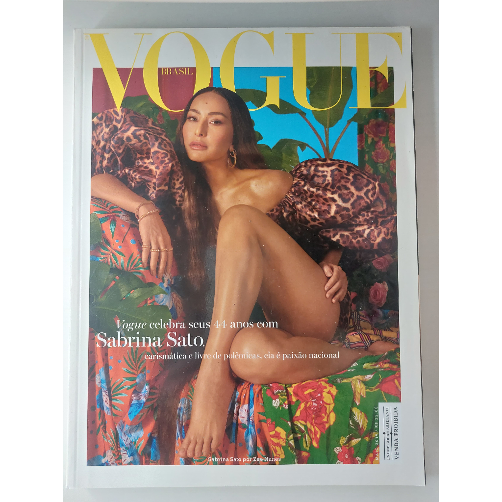 Revista Vogue Brasil 44 Anos Nº 489 Sabrina Sato Xuxa Anitta Bruna Marquezine Grazi Massafera Lellê Maio 2019