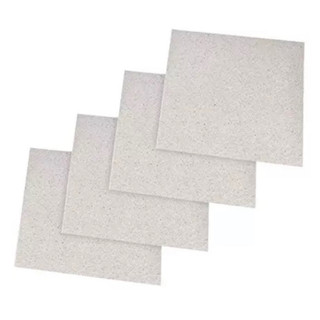 KIT 30 PLACAS DE MICROONDAS MICA TAMANHO UNIVERSAL 14 X 14 CM
