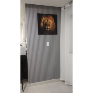 Kit 12 Placas 3D De Parede em 3 Cores - Modelo Ripado - AUTOADESIVAS - 50x50cm em Oferta na Shopee