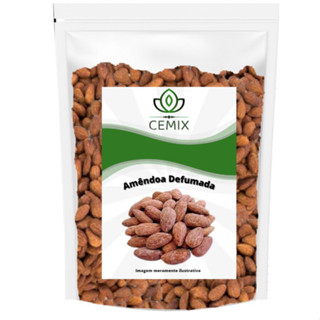 Amêndoas Defumadas Saborosa Salgada A Melhor Cemix 1kg
