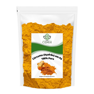 Açafrão Da Terra Pó Puro (cúrcuma) Natural Cemix 1kg
