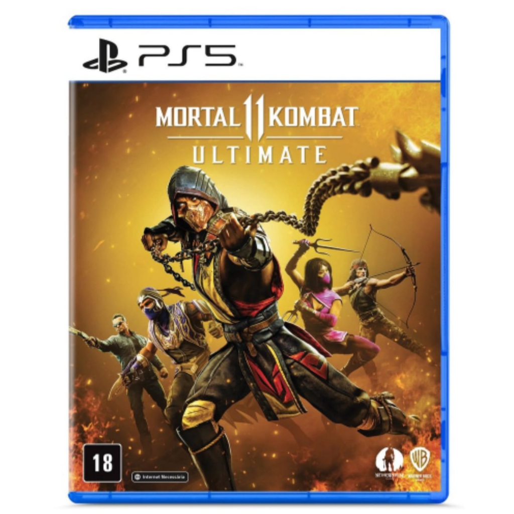 Mortal Kombat 11 Ultimate PS5 Mídia Física Nacional Português BR Lacrado