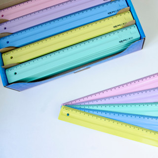 Régua Plástica 30CM Serena Pastel Unidade - Dello