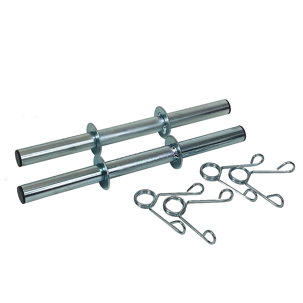 Kit 2 Barras ocas tubulares de 40cm