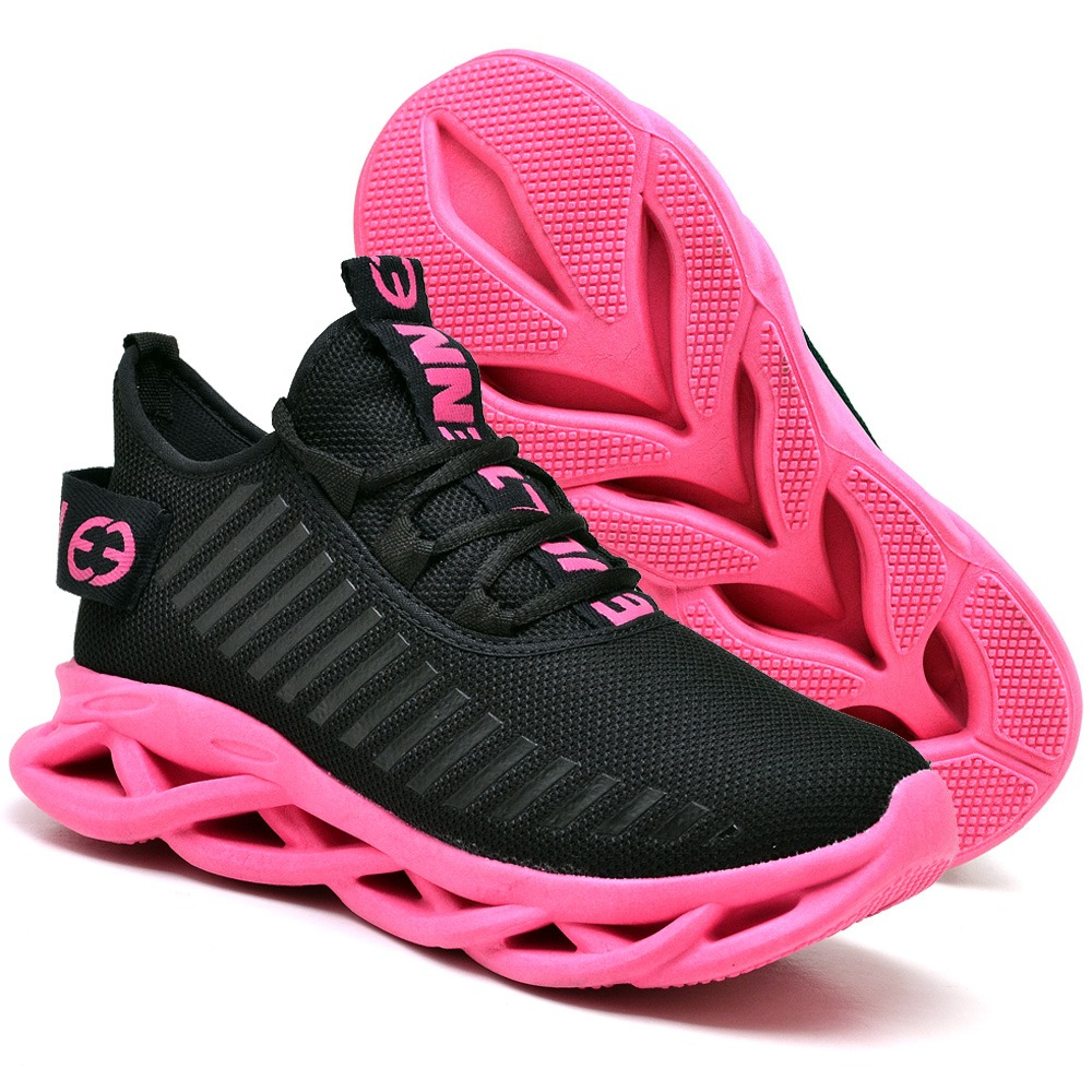 Tênis Easy Style Feminino Solado Trançado Moderno Lançamento Promocional Tendência Esportiva