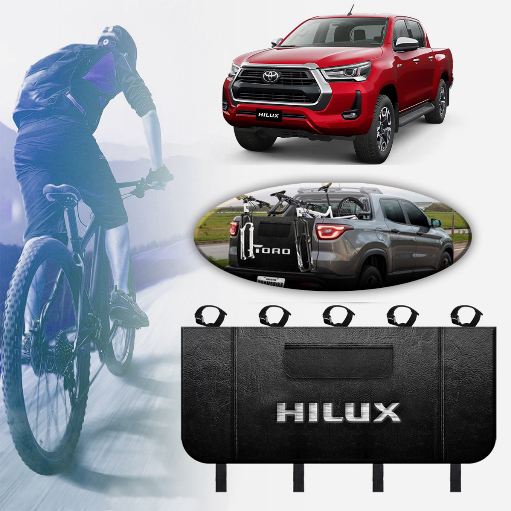 Transbike Hilux Trukpady P/ Caçamba Truk Pady Premium Top Fixação Fitas