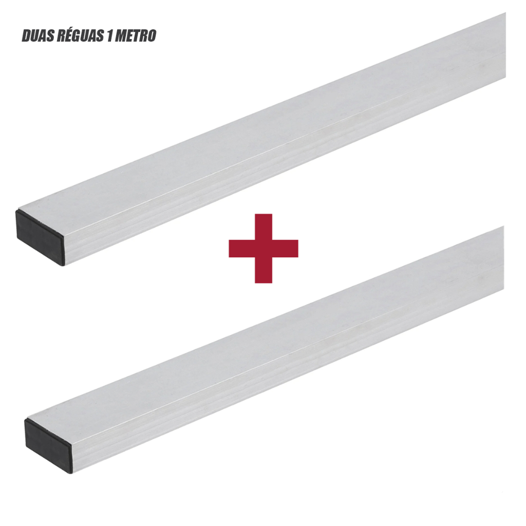Régua Alumínio Para Pedreiro Total 2 Metros Nivelamento Casa em Oferta na Shopee