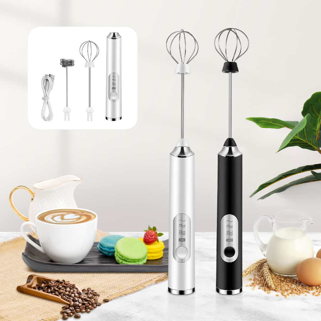 Mixer Batedor Misturador Mixer Elétrico Para Bebidas Leite Café Clara de Ovos Envio Imedia...