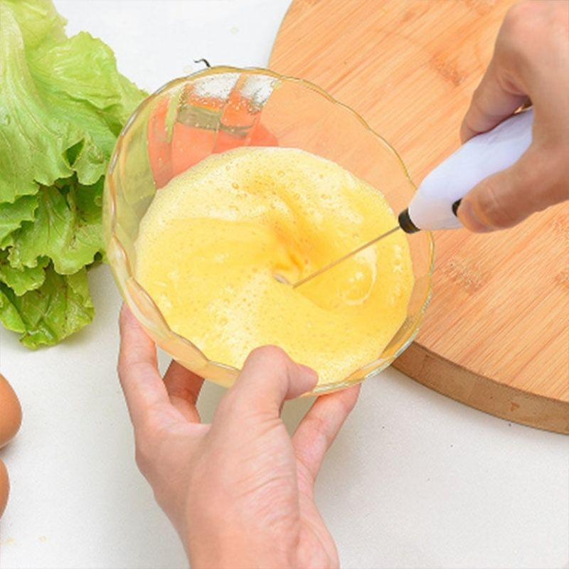 Mix Misturador Cafe Bebidas Batedor De Ovos Automático Elétrico Inox