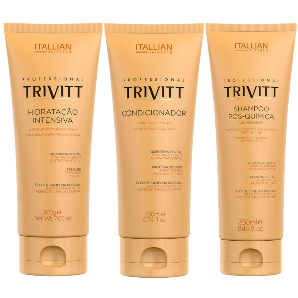 Kit Manutenção Trivitt Hidratação Shampoo Itallian Color em Oferta na Shopee