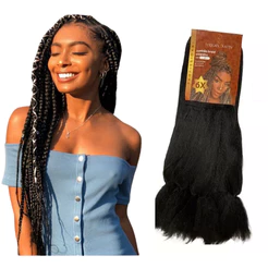 Cabelo Jumbo Para Tranças Box Braids Africa Beauty Fibra Premium