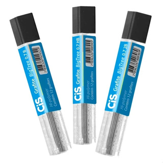 Grafite 0.7mm HB/2B/B CiS Big TreeTubo c/12 Minas | Material Escolar | Lapiseira | Escrita em Oferta na Shopee