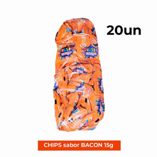 Chips Aritana 20 unidades de 15g, Queijo ou Bacon